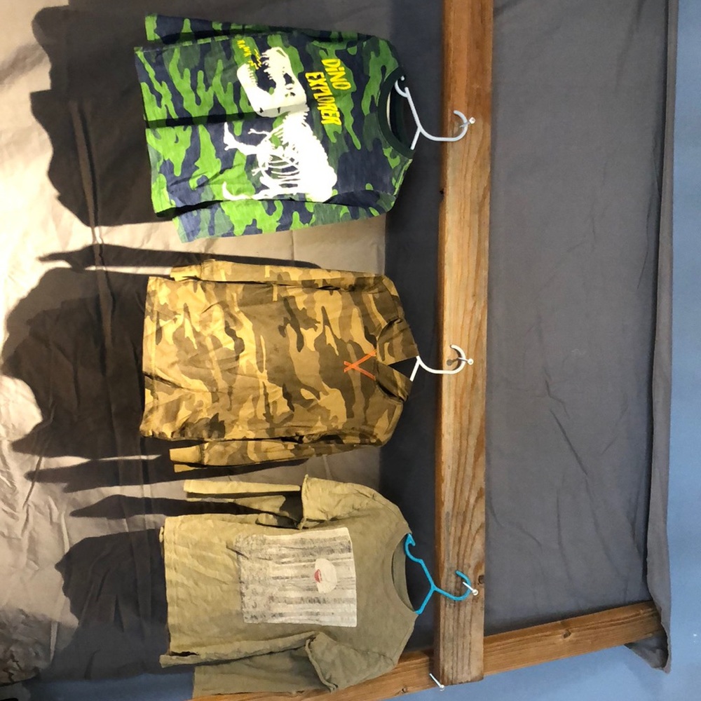 Three boys long sleeve t-shirts